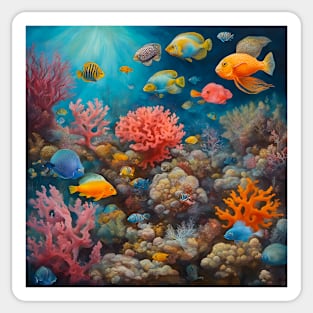 Tropical Reef Sticker